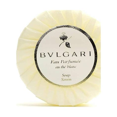 BVLGARI soap au the blanc